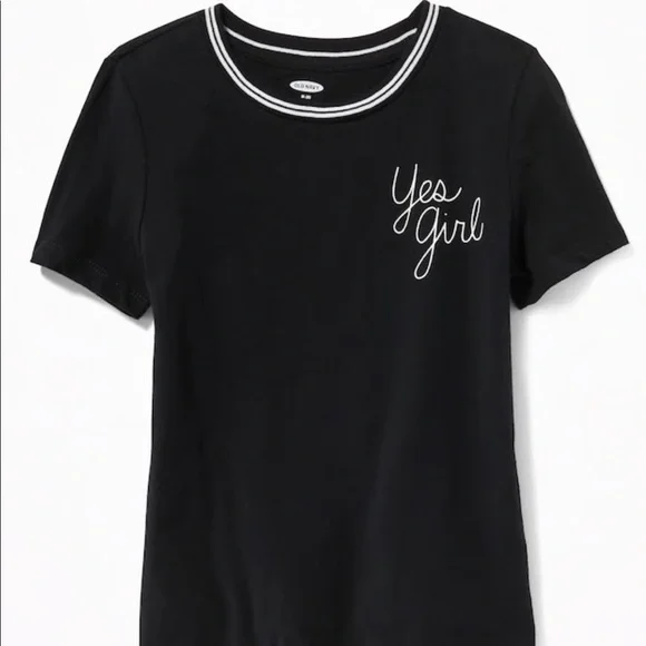 Old Navy Relaxed Graphic Ringer Tee