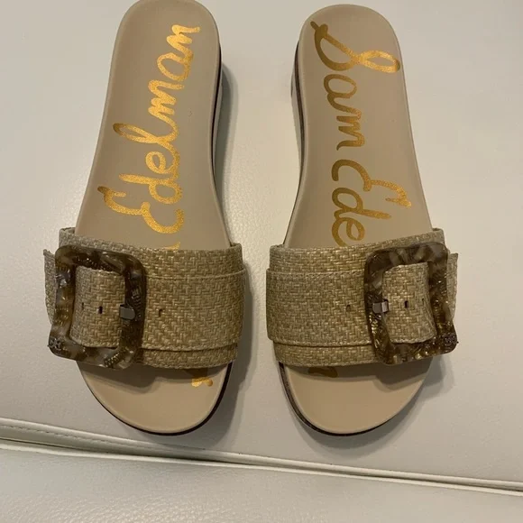 Arianne Women's Tan Slide Sandals