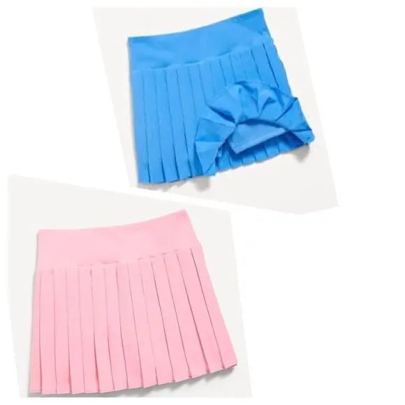 NWT OLD NAVY High Waisted Pleated Performance Athletic Skort Lot of 2 XXL Plus