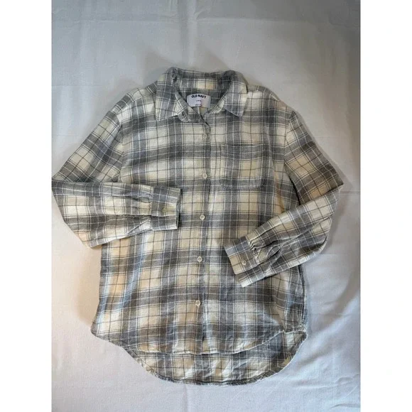 Old Navy Boys Long Sleeve Flannel Size‎ 10-12