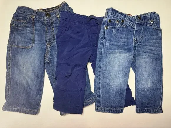 Baby Boy Pants Bundle 3-Piece Old Navy Koala Baby Jeans 6-12M