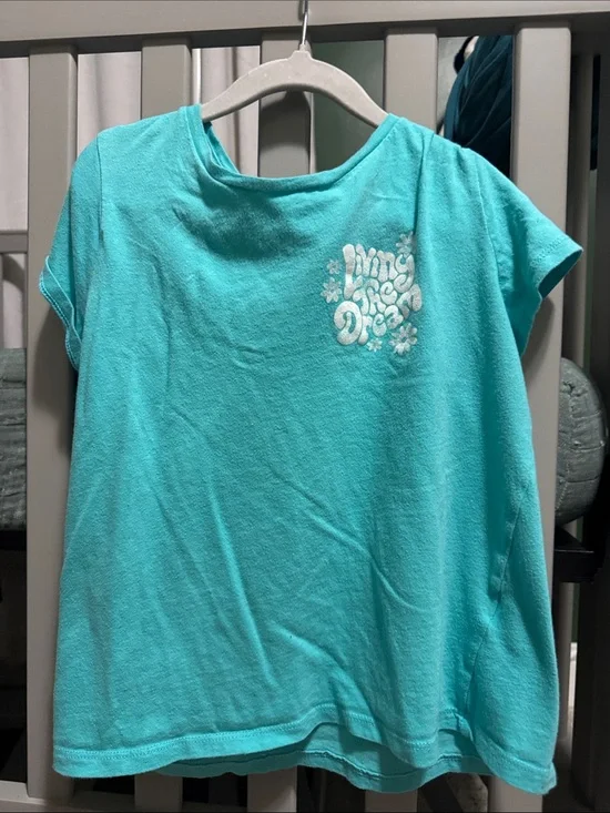 Old Navy Teal Graphic Short-Sleeve Tee