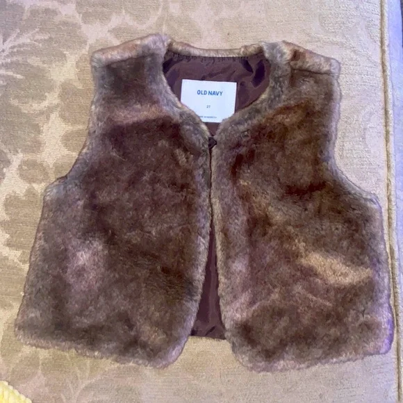 Old Navy Faux Fur Vest