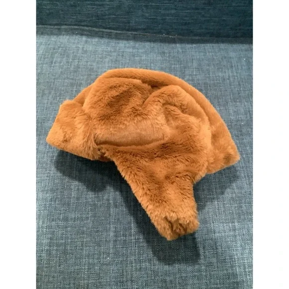 Kids Brown Fuzzy Wooly Trapper Hat Old Navy