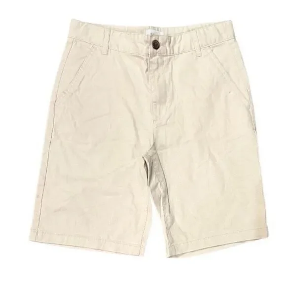 NWT Old Navy Girls Khaki Chino Shorts Dz. 14 School Uniform