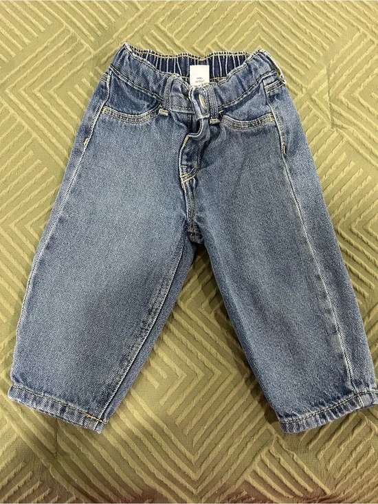 Kids Blue Denim Pull-On Jeans