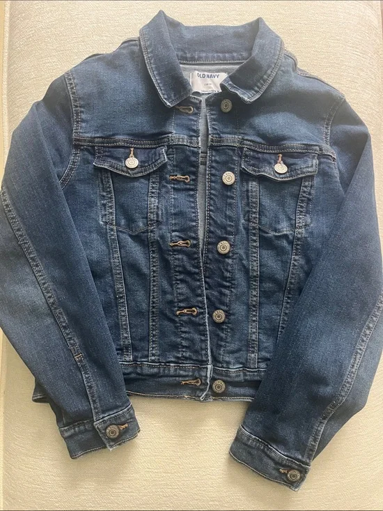 Old Navy Girls Blue Denim Jean Jacket