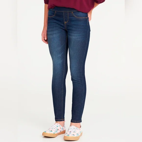 OLD NAVY Girls XL Jeans 14/16 Pull On Denim Skinny