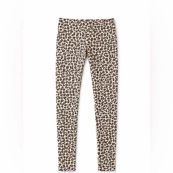 Old Navy Stretch Kids Leopard Print Full-Length Leggings