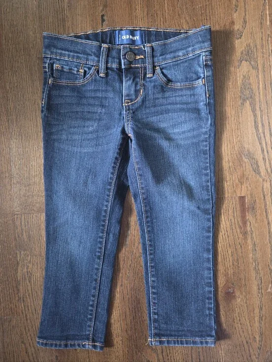 Old Navy Girls 5R Dark Blue Skinny Jeans