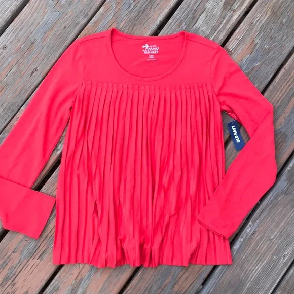 Girls Pleated Top
