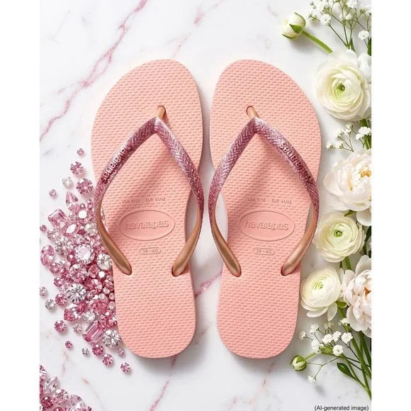W's 7/8 | Havaianas Slim Glitter flip flops sandals | SLGL0014