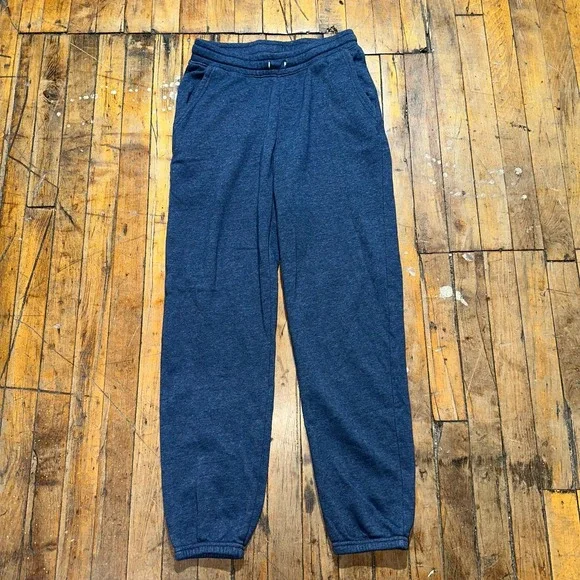 Old Navy Sweatpants Boys XL Black Fleece‎ Regular Fit Elastic Waist Tapered Leg