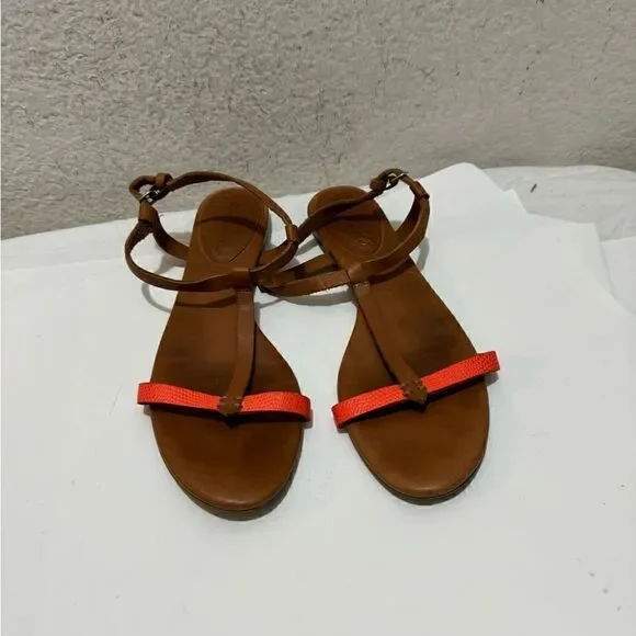 Madewell The Sonny T Strap Sandals Lizardstamp 8