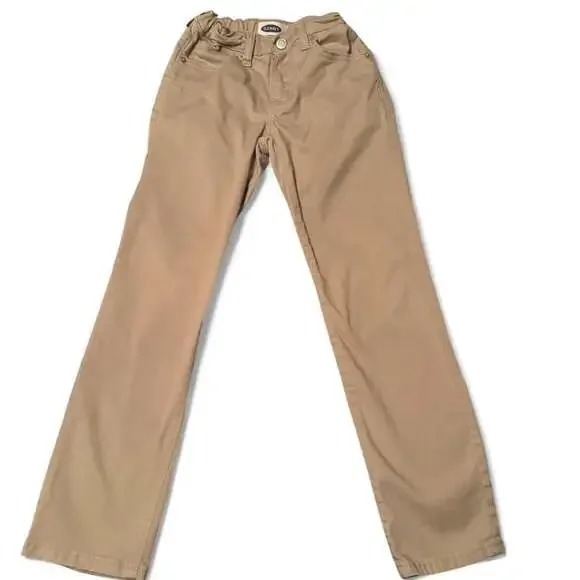 Old Navy Karate Slim Built-In Flex Max Khaki Pants Size 8