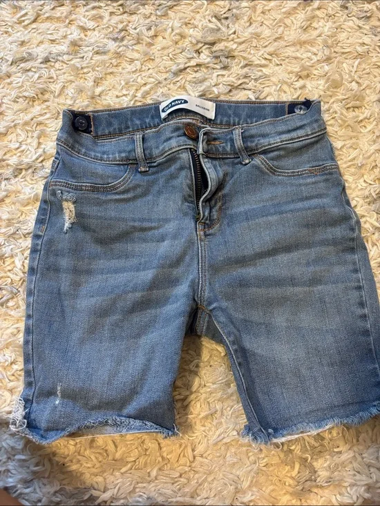 Old Navy Light Blue Girls' Denim Cutoff Shorts