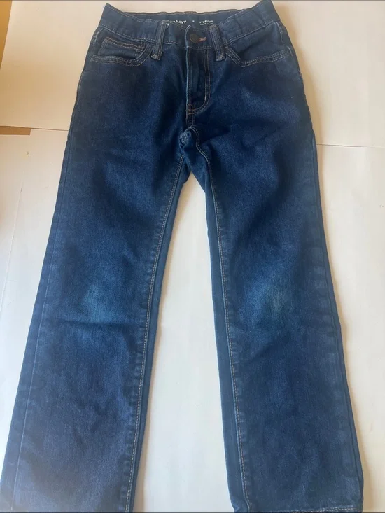 Old Navy Kids Dark Blue Straight-Leg Jeans