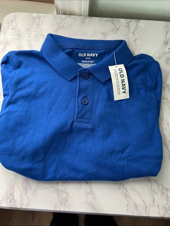 Old Navy kids Blue Polo Shirt with Tag
