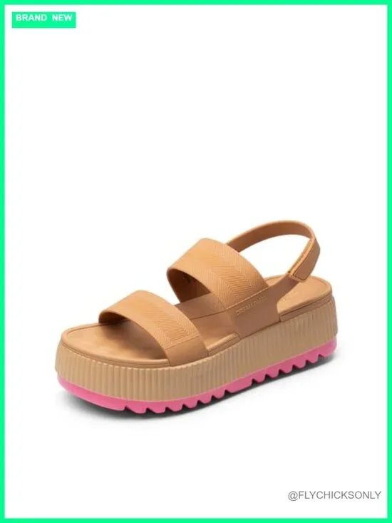 Waterproof Lightweight Platform Sandals, TPU Upper, Arch Support, Non-Slip