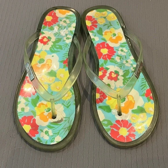 Lilly Pulitzer  Women's Flip Flops size 8