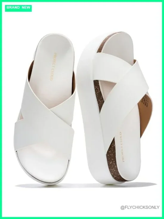 Platform Sandals with Soft & Plush Insole, Non-Slip, Water-Resistant,