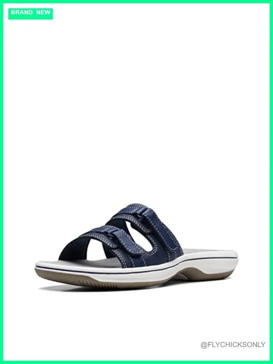 Slide Sandal with Cushion Soft Footbed, Adjustable Closure, Lightweight Sole