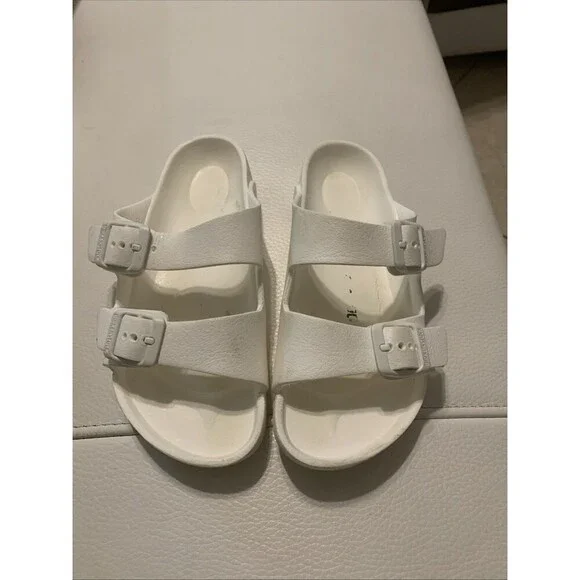 Birkenstock Arizona Kids  Sandal-White Size 32
