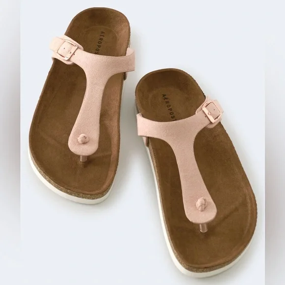 New ~. AÉROPOSTALE T-Strap Cork Sandal Size 9