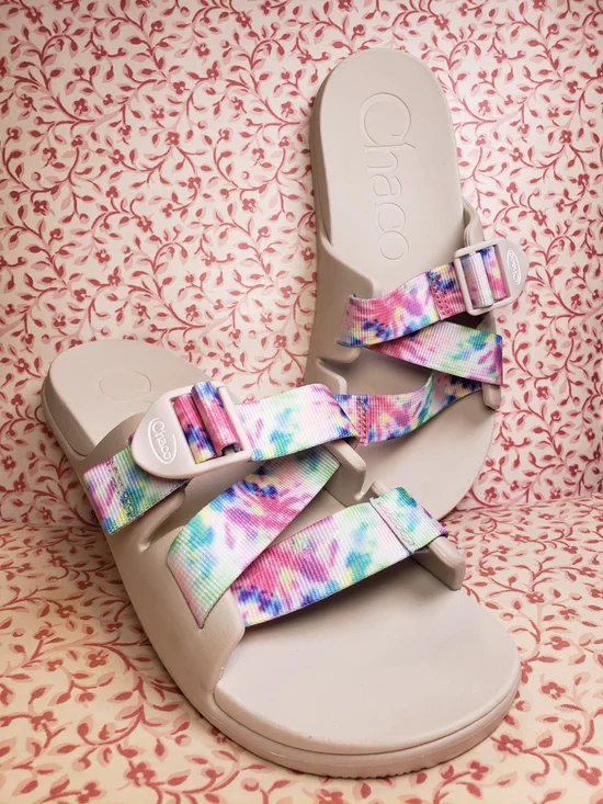 Chaco Tie Dye Strap Chillos Slide Sandal