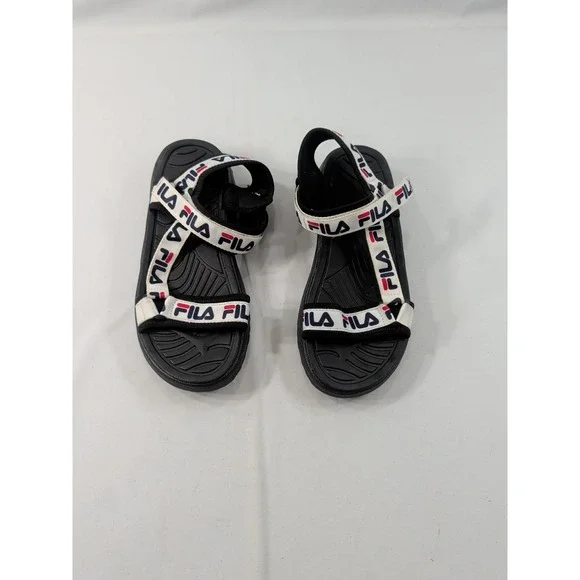 Fila Disupter Sandals Red White & Blue Strappy Women's Size 9