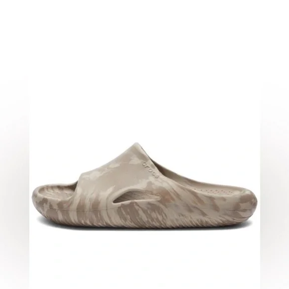 Crocs Women's Brown Mellow Marbled Slide