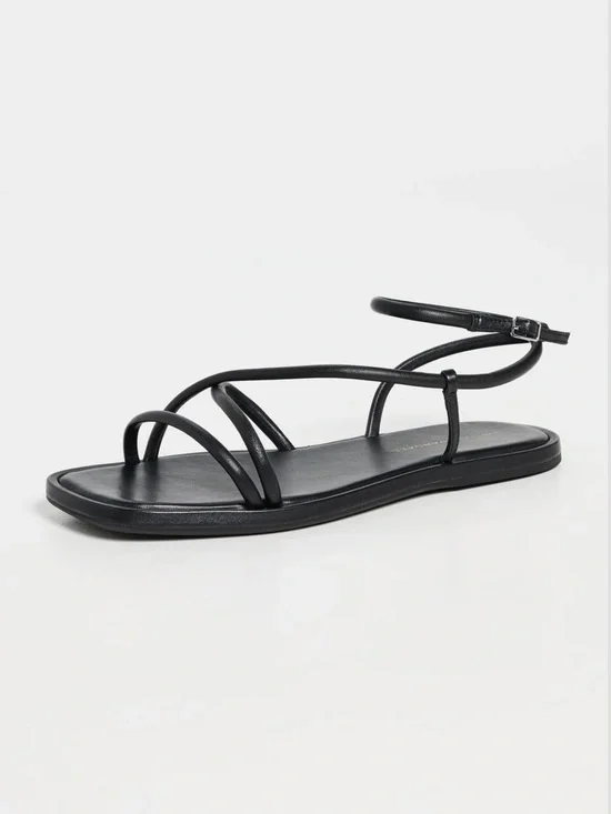 Loeffler Randall Black Noor Strappy Sandals