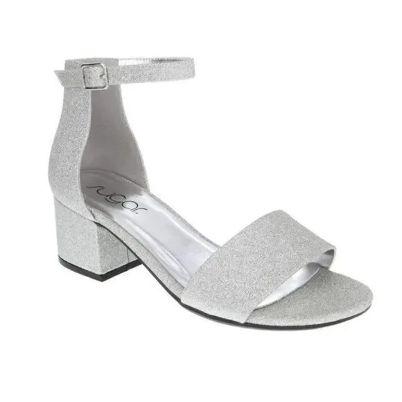 Sugar Women’s Sandals sz 6.5 Silver Slip NEW # Box 711