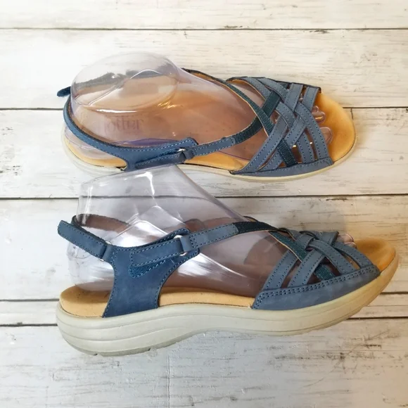 Hotter Maisie Leather Multi Strap Comfort Sandals