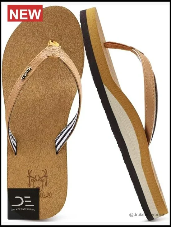 Arch Support Flip Flops Comfortable Yoga Mat Cushion Slip On Summer Beach