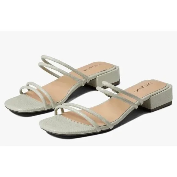 Indigo Rd.‎ Sandals Womens Size 9.5 Taylia Green Block Heel Strappy Open Toe