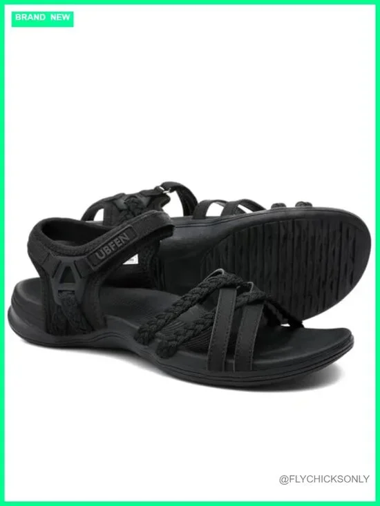 Women Hiking Sandals Lightweight Athletic Outdoor Adjustable Straps Arch