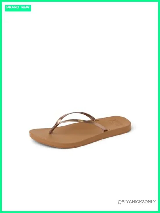 Women's Cushion Slim Thong Sandals - Hook & Loop Closure