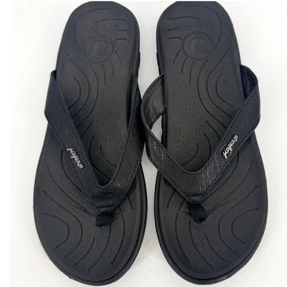 NEW Women Black Flip Flop Sandals Comfort Thong Shoes Size‎ US 9 EU 40 UK 7