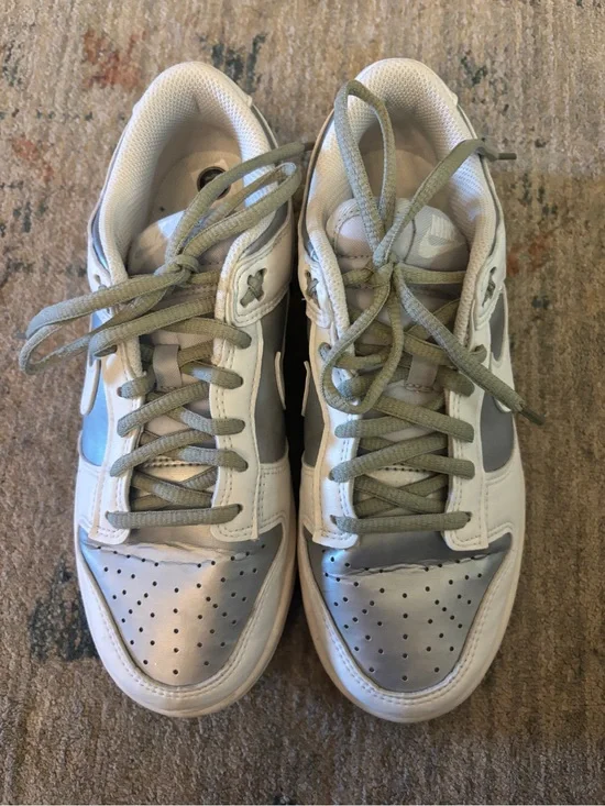 Nike White Sneaker Inner Label Detail
