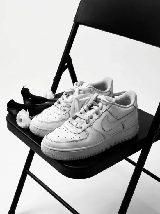 Nike Air Force 1 LE Low Triple White‎ GS 7Y