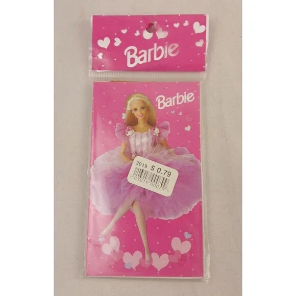 RARE 1998 Mattel/FLOMO Barbie Notebooks 2 pk Party Favors-SEALED!