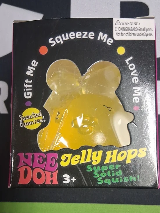 Jelly Hops Yellow Scented Bunny Squishy - Soft Stress Toy
