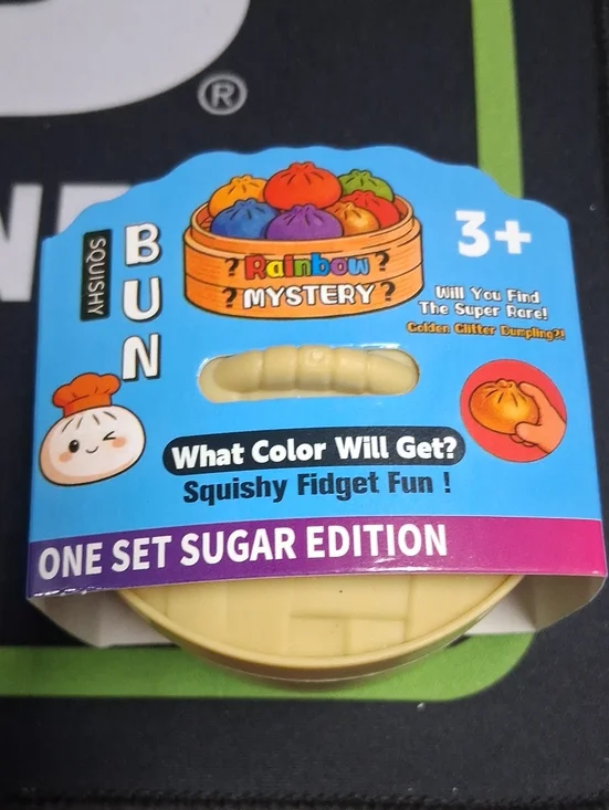 Squishy Bun Rainbow Mystery Kids Toy - Cream