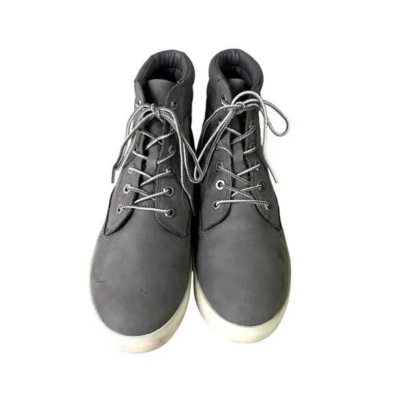 Timberland Sneakers Womens 9 Dausette Gray Nubuck Leather High Top Ortholite