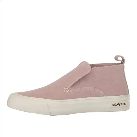 SeaVees‎ Rose Quartz Suede Huntington Middie High Top Sneakers Size 9