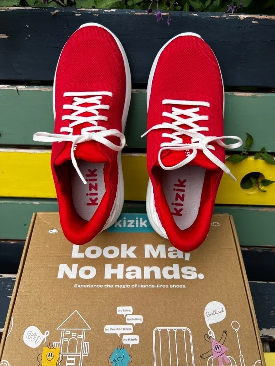Kizik Anaheim Red 6Y Slip-on Shoes