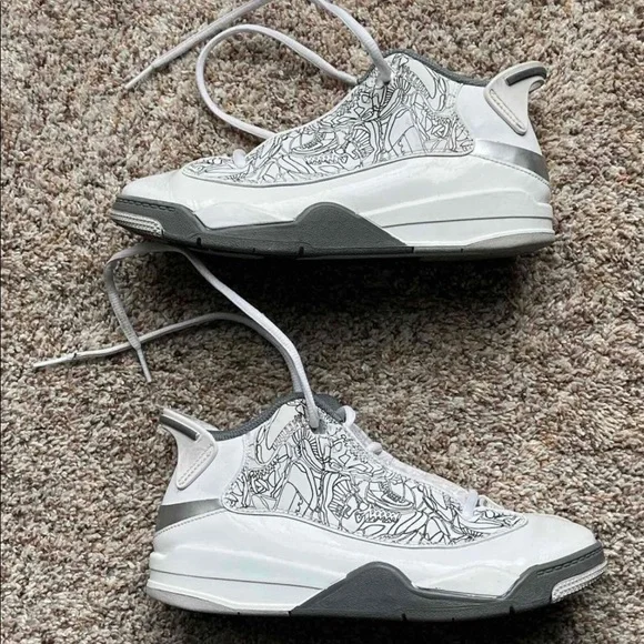 Kid’s air Jordan dub zero PS’ white cool grey