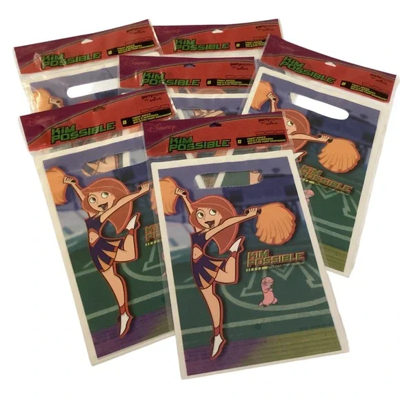 Disney Kim Possible Treat Sacks Hallmark Party Express 6 Packs of 8 Total 48 Bag