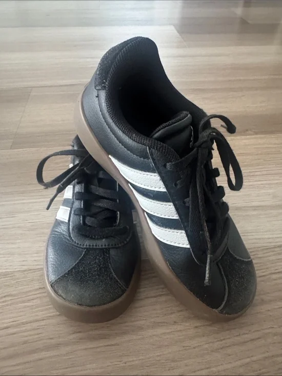 adidas Kids Black and White Sneakers